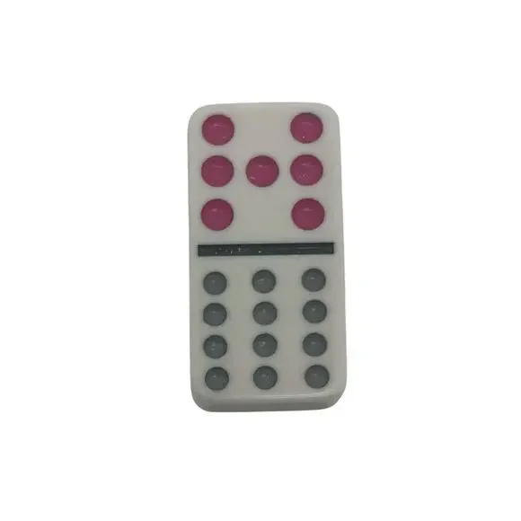 New in Box Painted Domino Pendant by NV Artist Pam Brekas - Picture 3 of 6